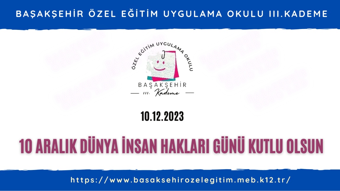 10 ARALIK DÜNYA İNSAN HAKLARI GÜNÜ PANOMUZU HAZIRLADIK